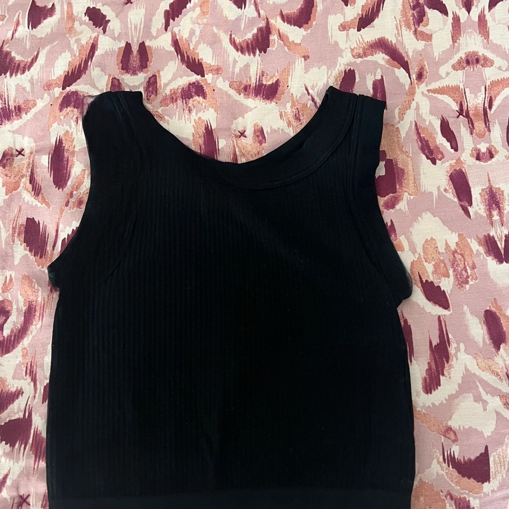 Urban Outfitters Black Ribbed Tank Top